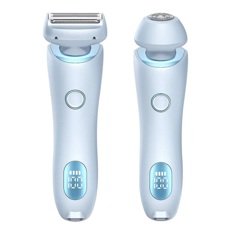 “2-In-1 USB Rechargeable Hair Remover & Epilator – Smooth Shave for Face, Body, and Bikini”