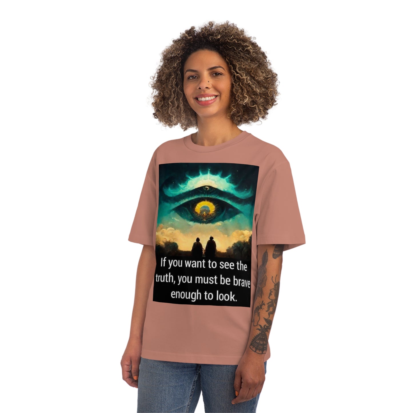 Unisex Graphic T-Shirt - Inspirational Quote Tee, Perfect for Meditation, Gift for Truth Seekers, Spiritual Awakening, Casual Wear