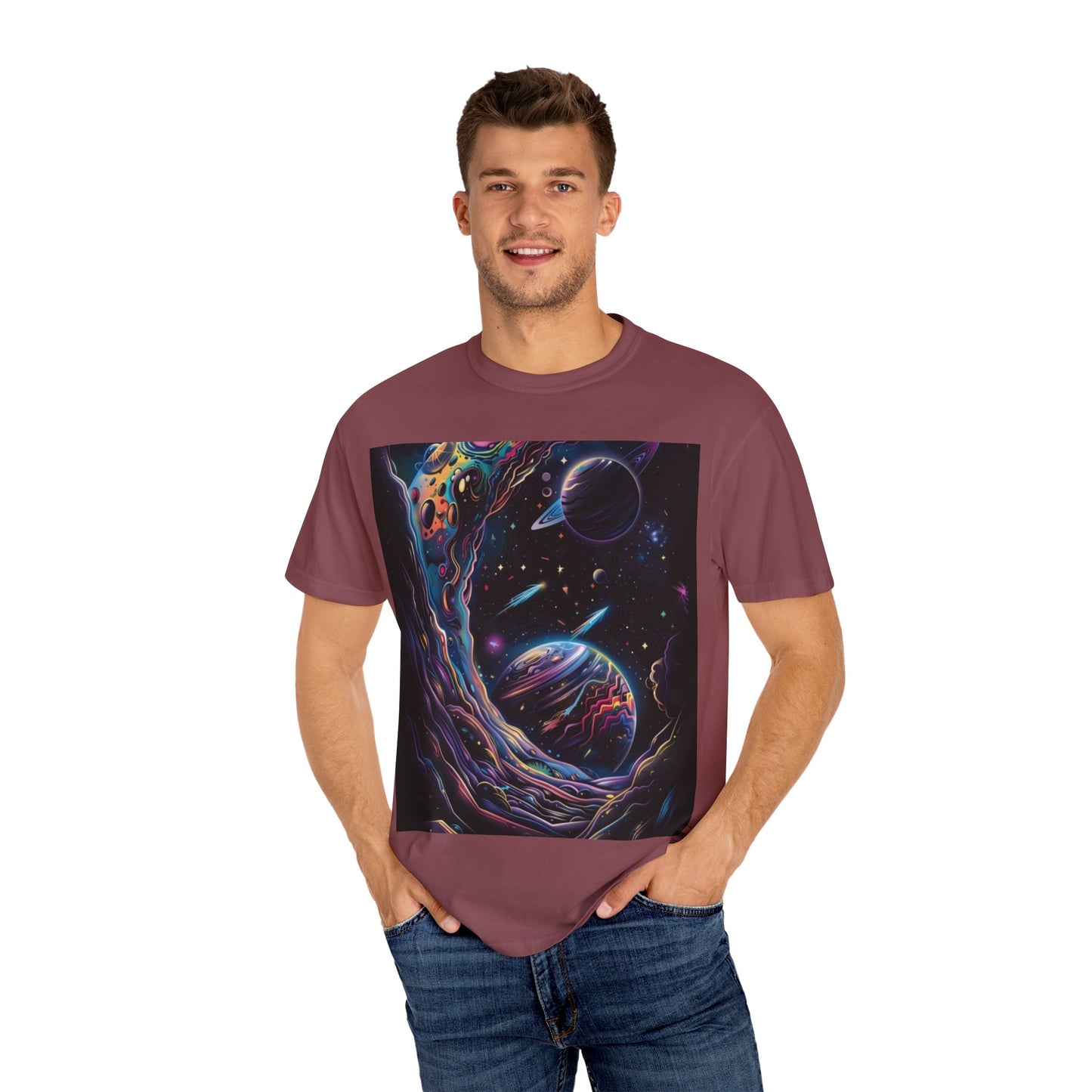 Alien Abduction Unisex T-Shirt, Funky Graphic Tee, Space Theme Shirt, Unique Gift for Sci-Fi Lovers, Perfect for Parties, UFO Enthusiasts