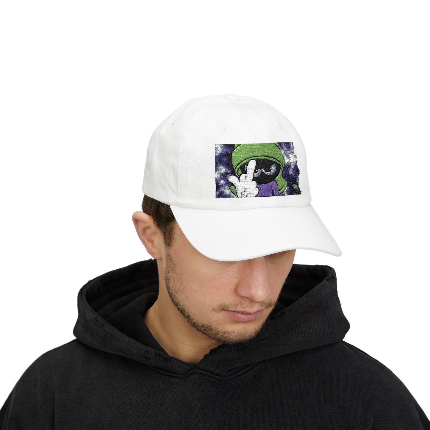 Galactic Vibe Classic Dad Cap with Marvin Design