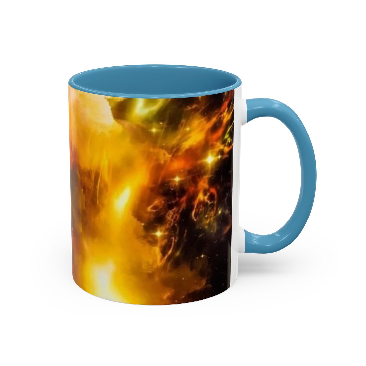 Cosmic Vibe Coffee Mug, Galaxy Ceramic Cup, Space Lover Gift, Celestial Art Mug, 11oz and 15oz Sizes