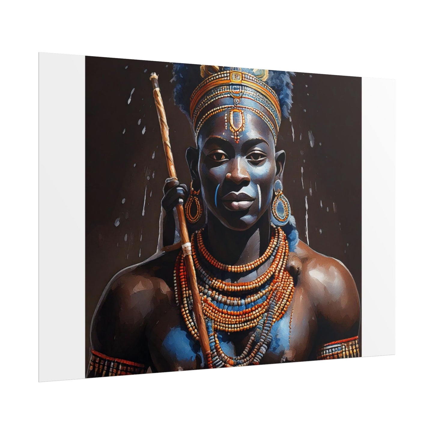 Rolled Posters, African Warriors Print, Wall Art Decor, Tribal Art Poster, Historical Art Print, Cultural Artwork