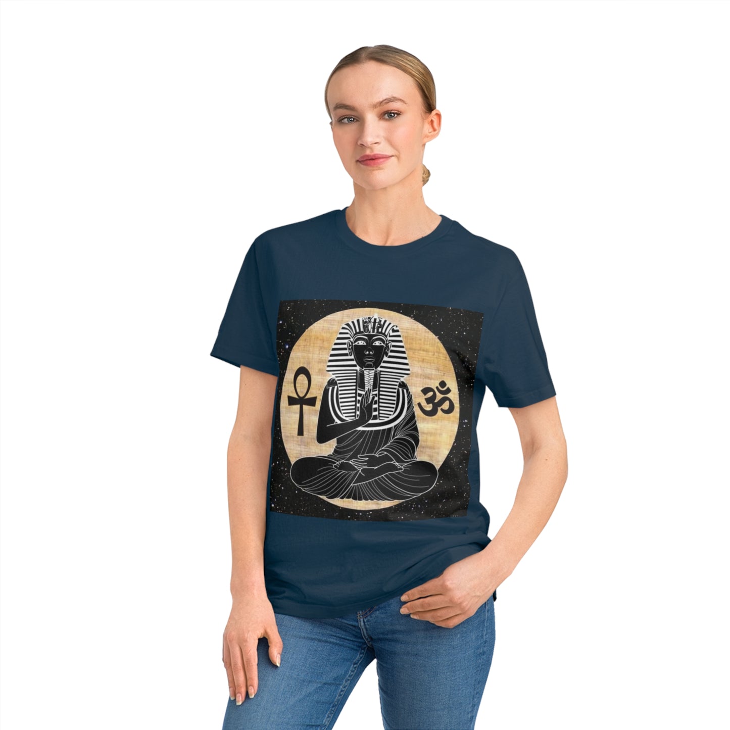 Vintage Spiritual Rocker T-Shirt, Unisex Graphic Tee, Boho Chic, Yoga Gift, Meditation Shirt, Music Lovers Apparel