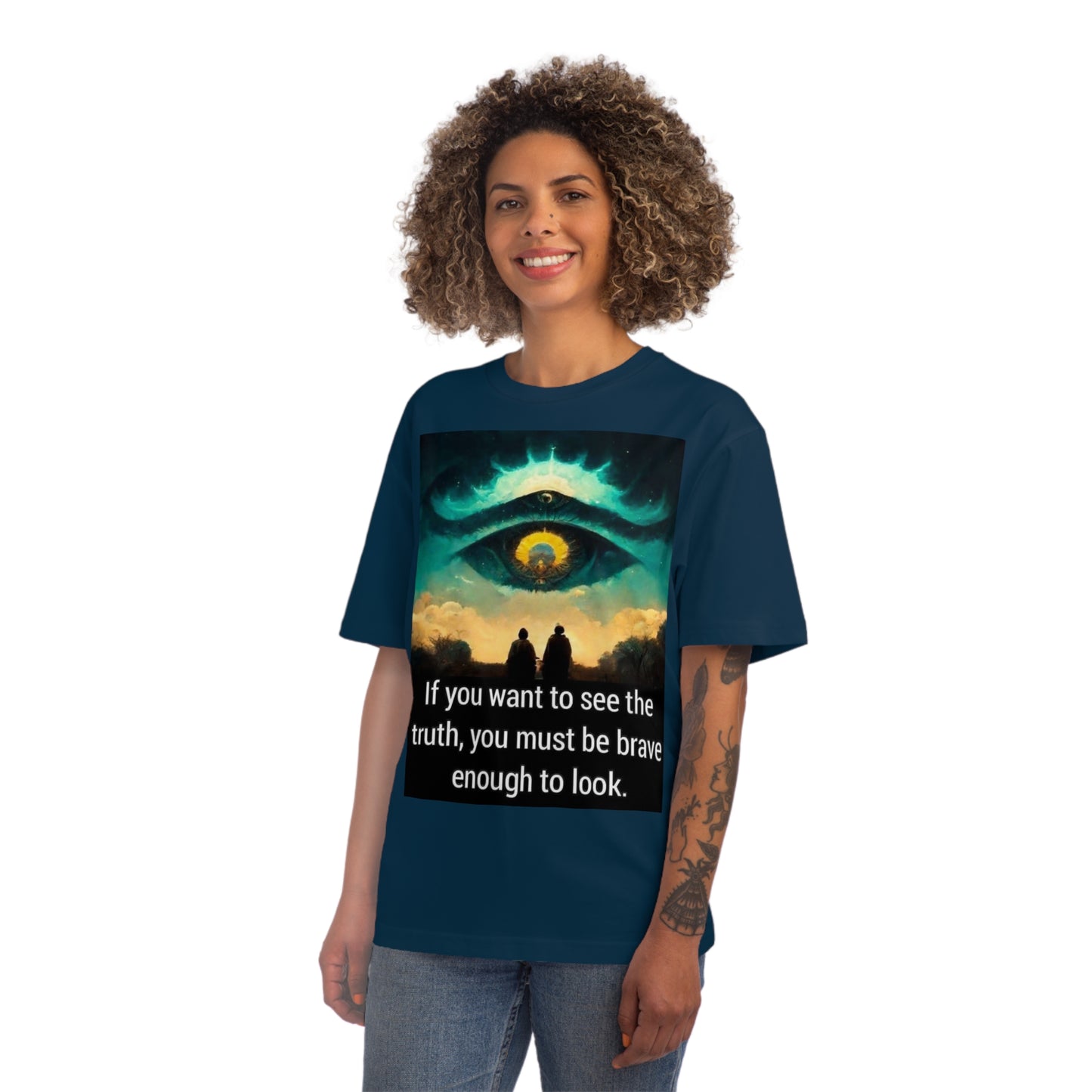 Unisex Graphic T-Shirt - Inspirational Quote Tee, Perfect for Meditation, Gift for Truth Seekers, Spiritual Awakening, Casual Wear