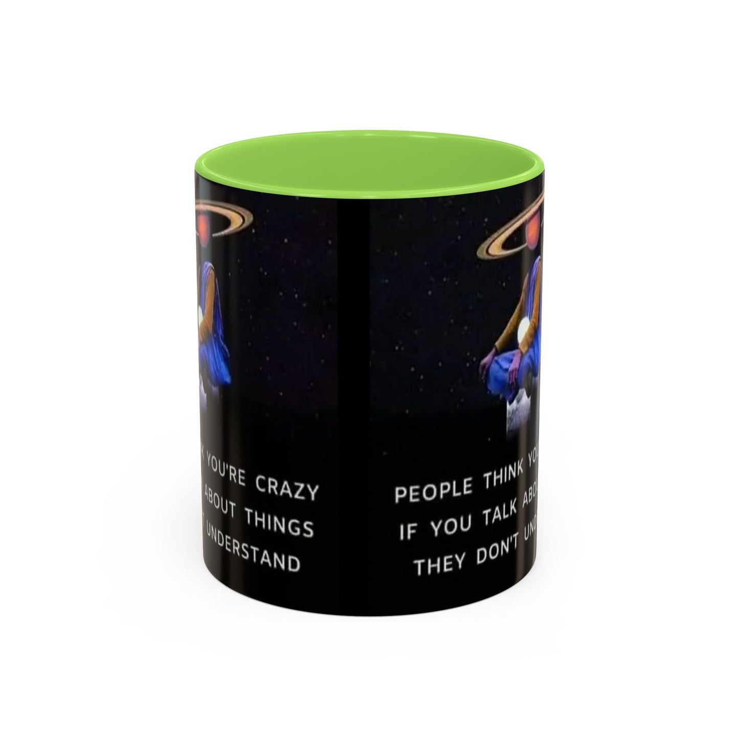 Cosmic Quote Mug | Unique Inspirational Coffee Cup, Gift for Science Lovers, Office Humor, Fun Ceramic Drinkware, Geeky Present