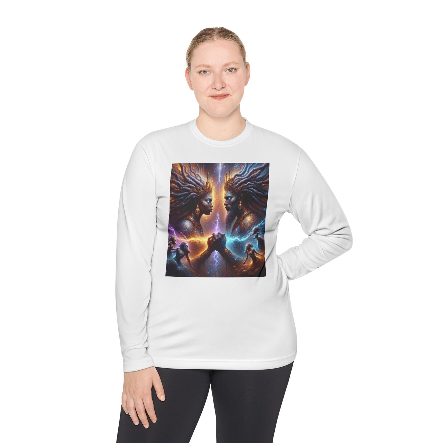 Story for the Universe Long Sleeve Tee, Cosmic Narratives Shirt, Space Lover Gift, Astronomy Graphic Top, Galaxy Inspirational Apparel