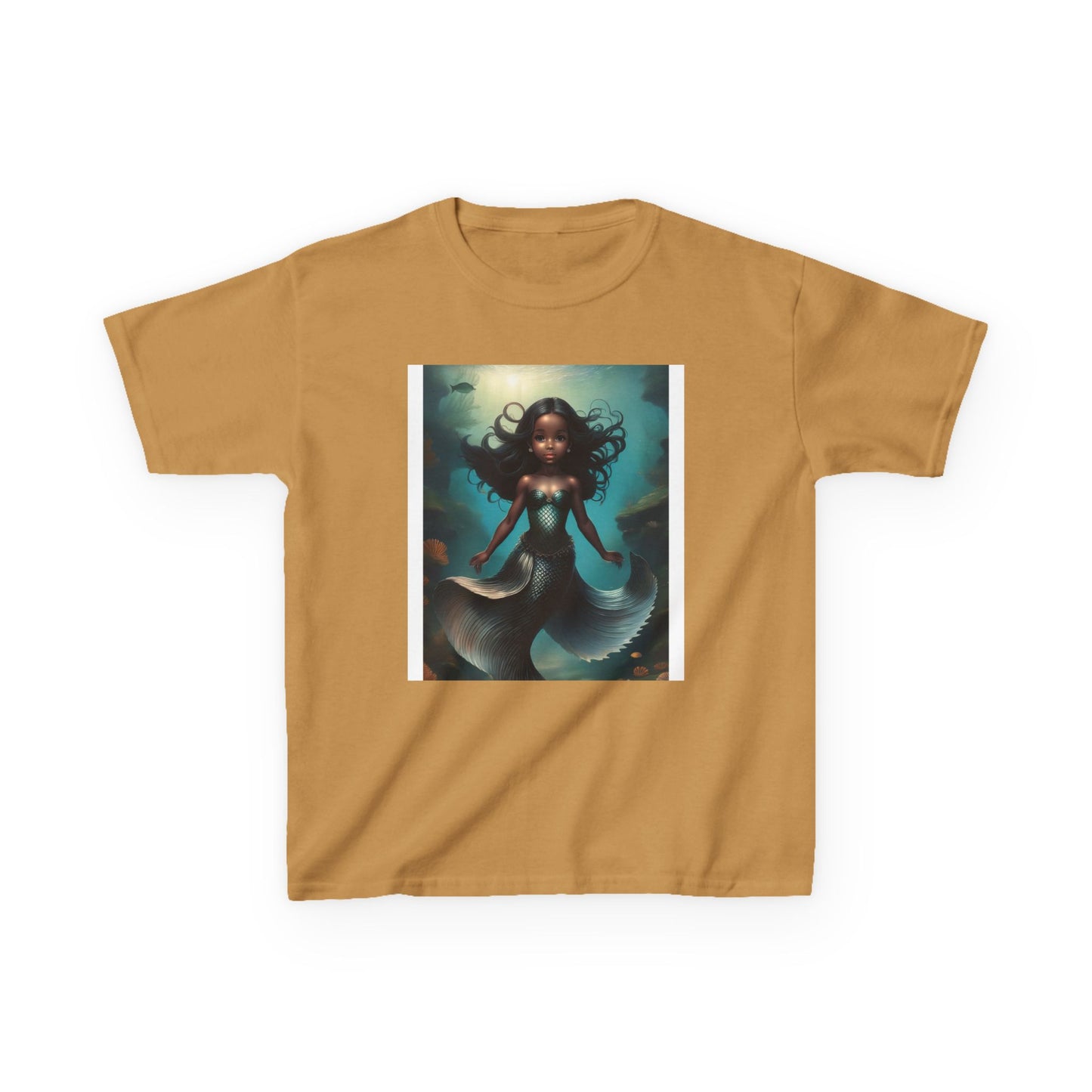 Mermaid Kids Tee - Playful Underwater Adventure, Perfect for Summer Fun, Beach Days, Birthday Gifts, Girls Clothing, Kids Fashion