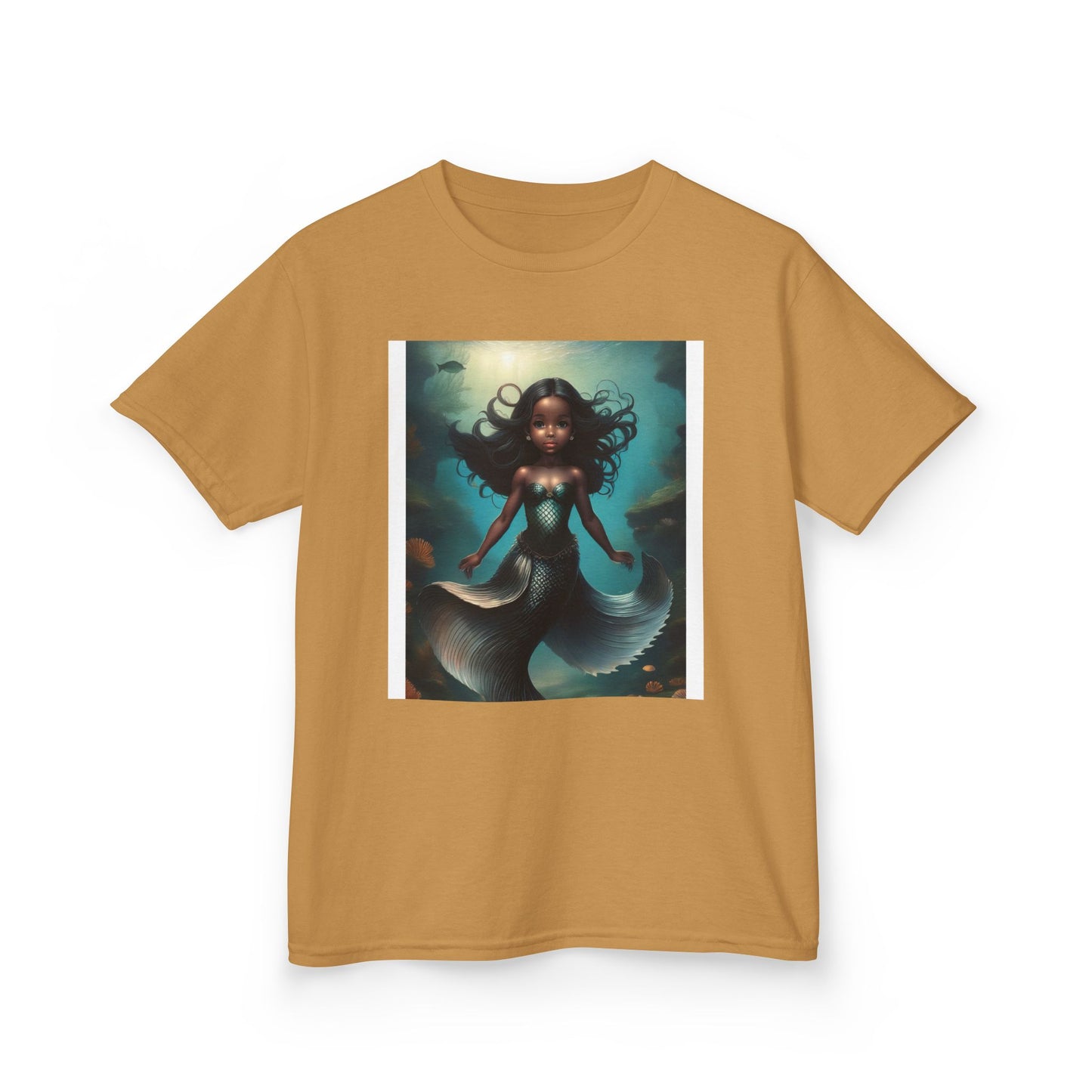 Mermaid Kids Tee - Playful Underwater Adventure, Perfect for Summer Fun, Beach Days, Birthday Gifts, Girls Clothing, Kids Fashion