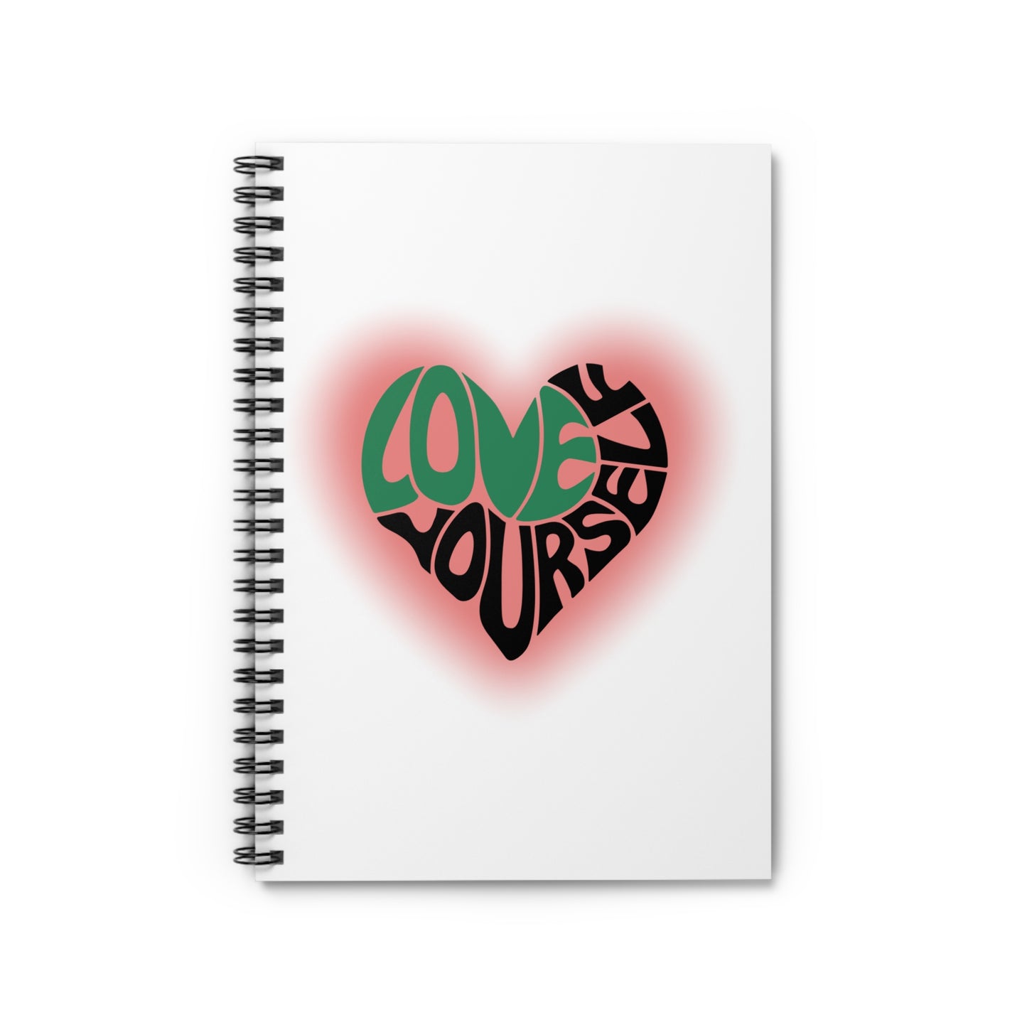 Love Yourself Spiral Notebook - Inspirational Ruled Journal for Self-Care & Motivation