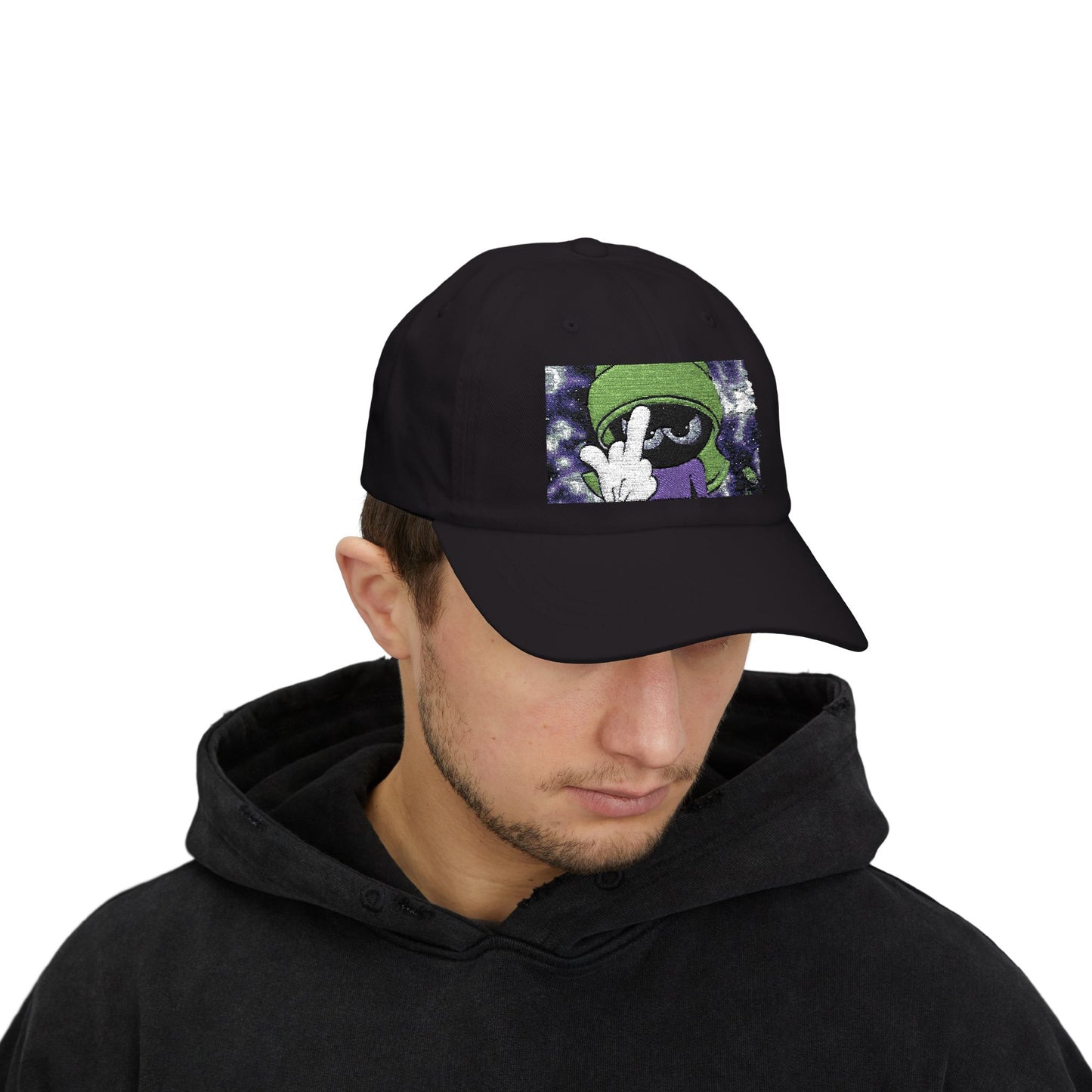 Galactic Vibe Classic Dad Cap with Marvin Design