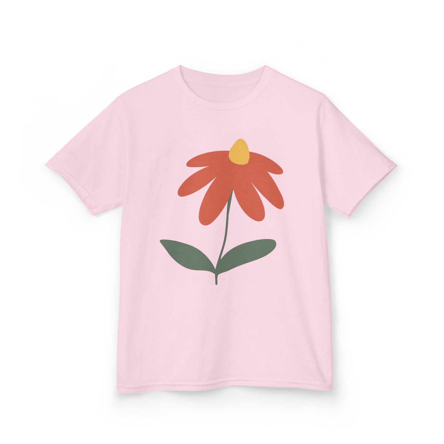 Kids Flower Power Tee - Playful Cotton T-Shirt for Summer Fun, Gift for Birthdays, Garden Parties, and Everyday Wear, Cute Kids Clothing