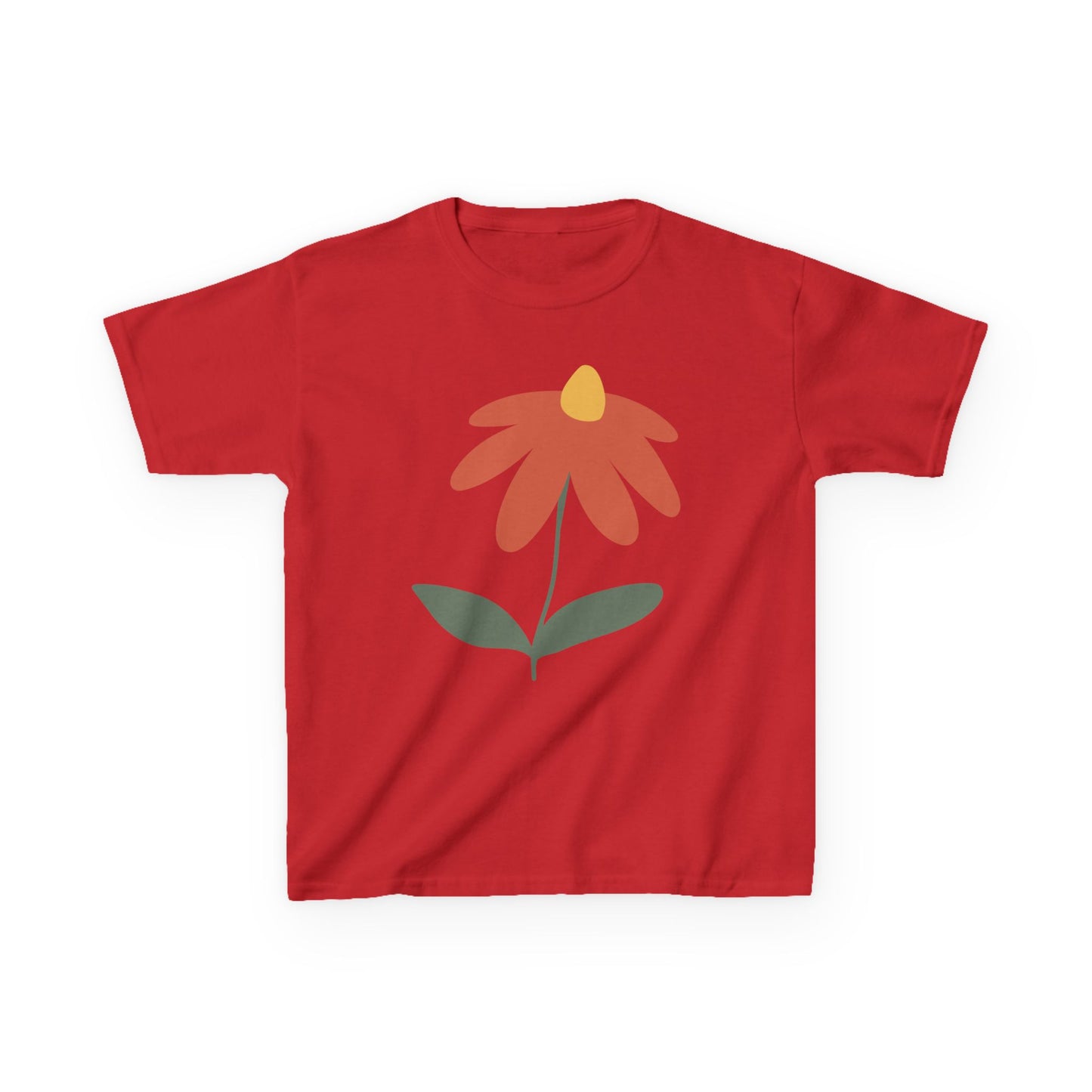 Kids Flower Power Tee - Playful Cotton T-Shirt for Summer Fun, Gift for Birthdays, Garden Parties, and Everyday Wear, Cute Kids Clothing