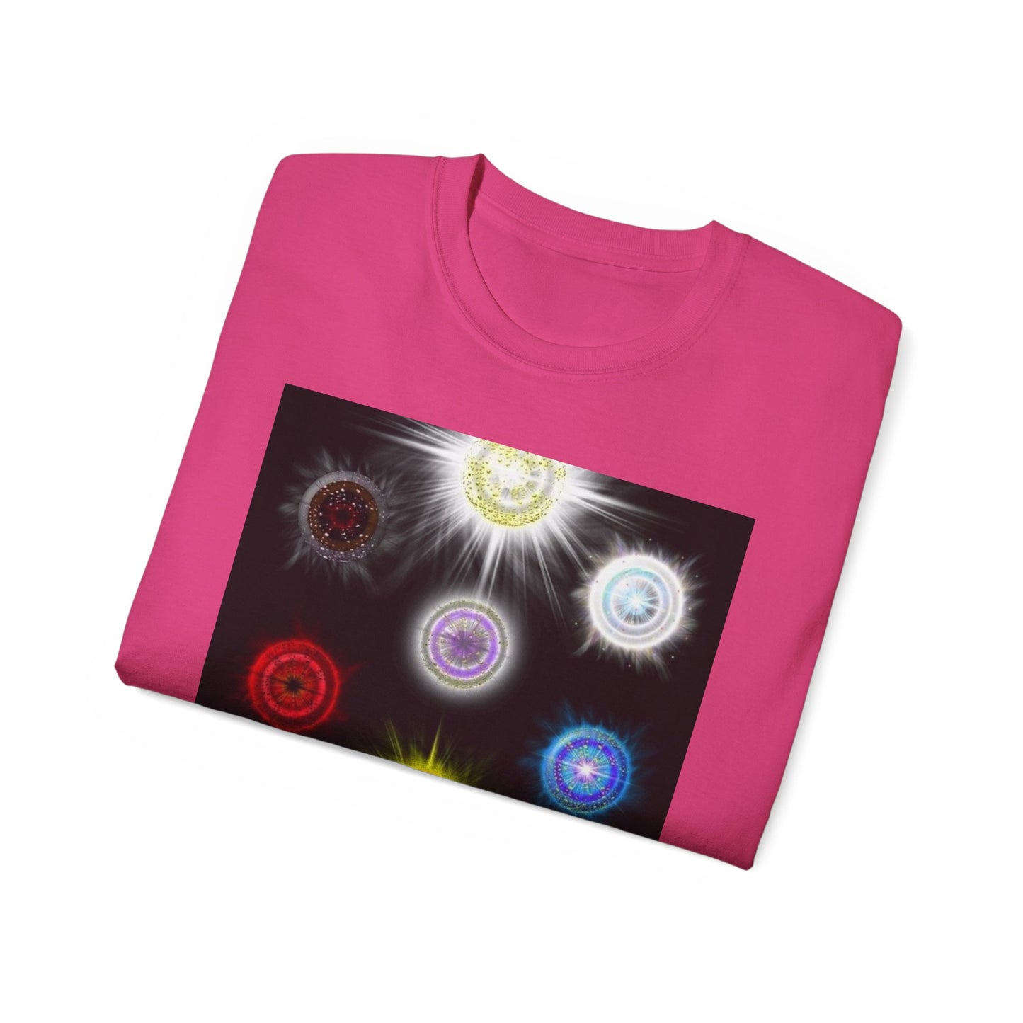 Chakra Energy Graphic Tee | Spiritual Apparel, Yoga Gift, Meditation Shirt, Colorful Unisex Wear, Gifts for Her & Him