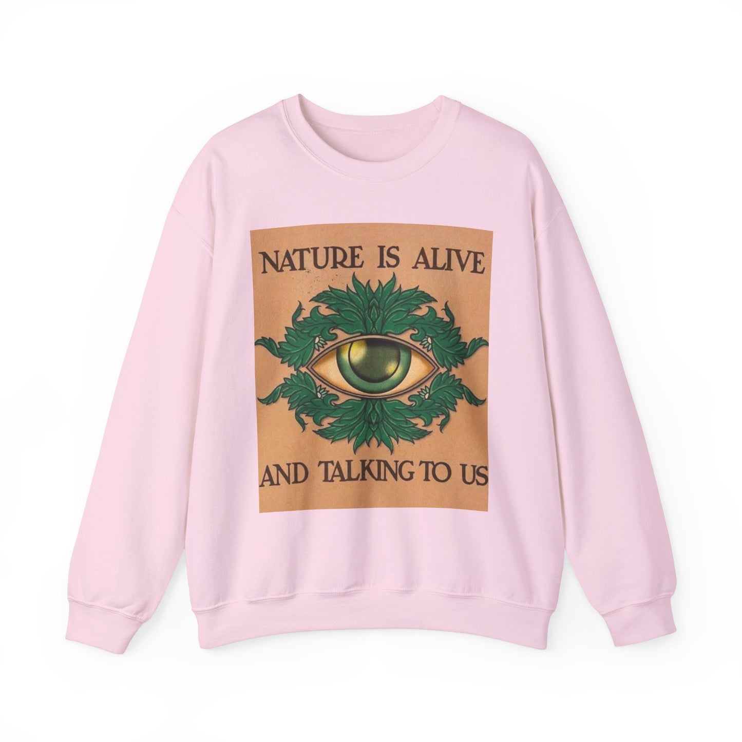 Nature Talk Crewneck Sweatshirt - Outdoor Lover, Earth Day Gift, Wilderness Apparel, Hiking Top, Eco-Friendly Jumper