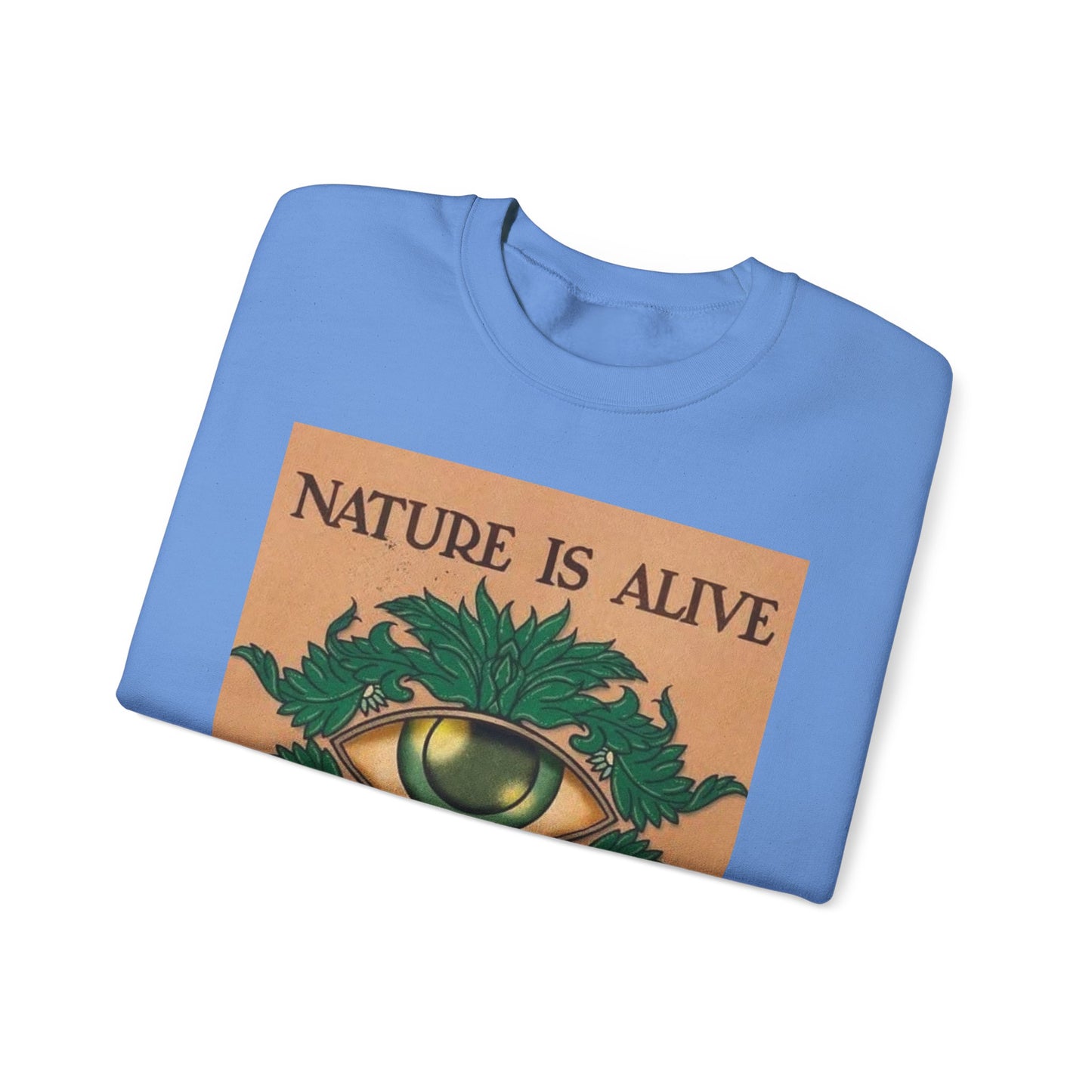 Nature Talk Crewneck Sweatshirt - Outdoor Lover, Earth Day Gift, Wilderness Apparel, Hiking Top, Eco-Friendly Jumper