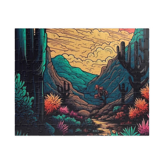 Desert Serenity Puzzle - 110, 252, 520, 1014-Piece Options