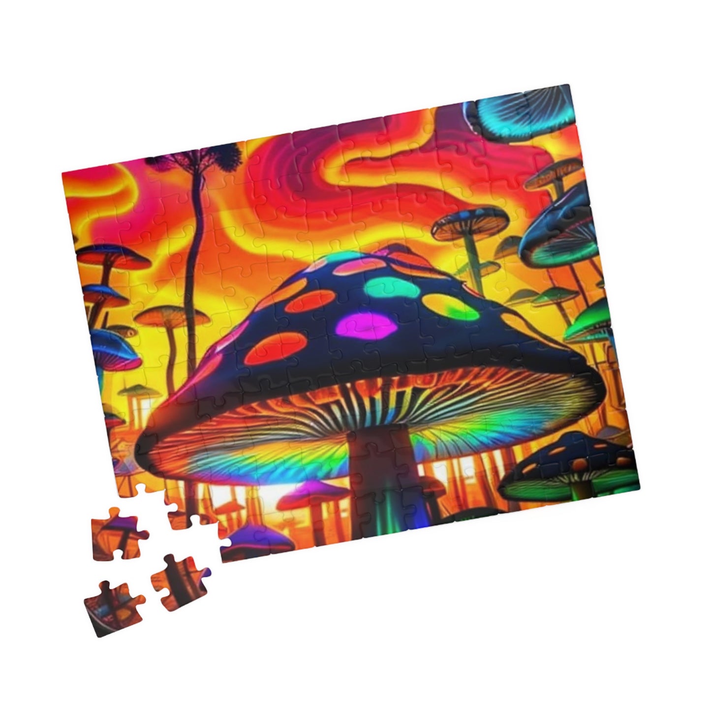 Colorful Mushroom Puzzle - 110 to 1014 Pieces