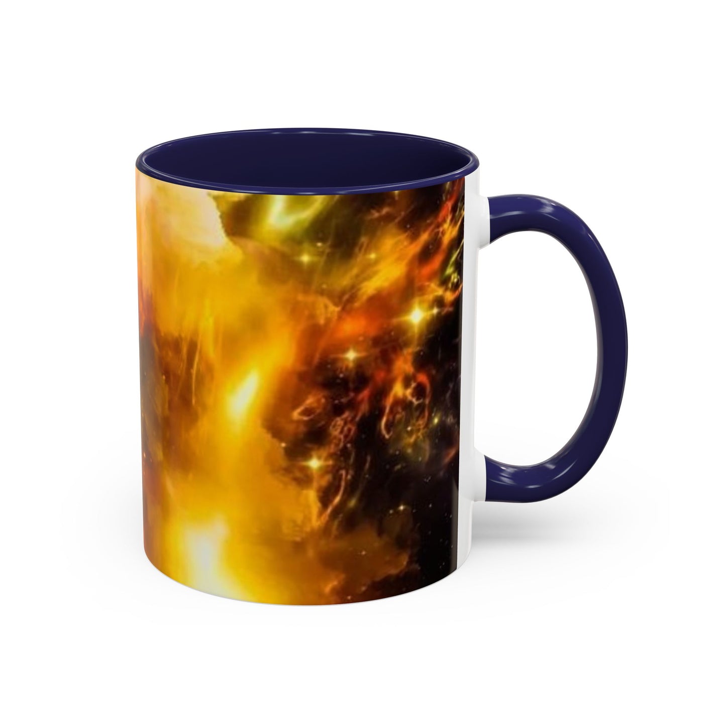 Cosmic Vibe Coffee Mug, Galaxy Ceramic Cup, Space Lover Gift, Celestial Art Mug, 11oz and 15oz Sizes