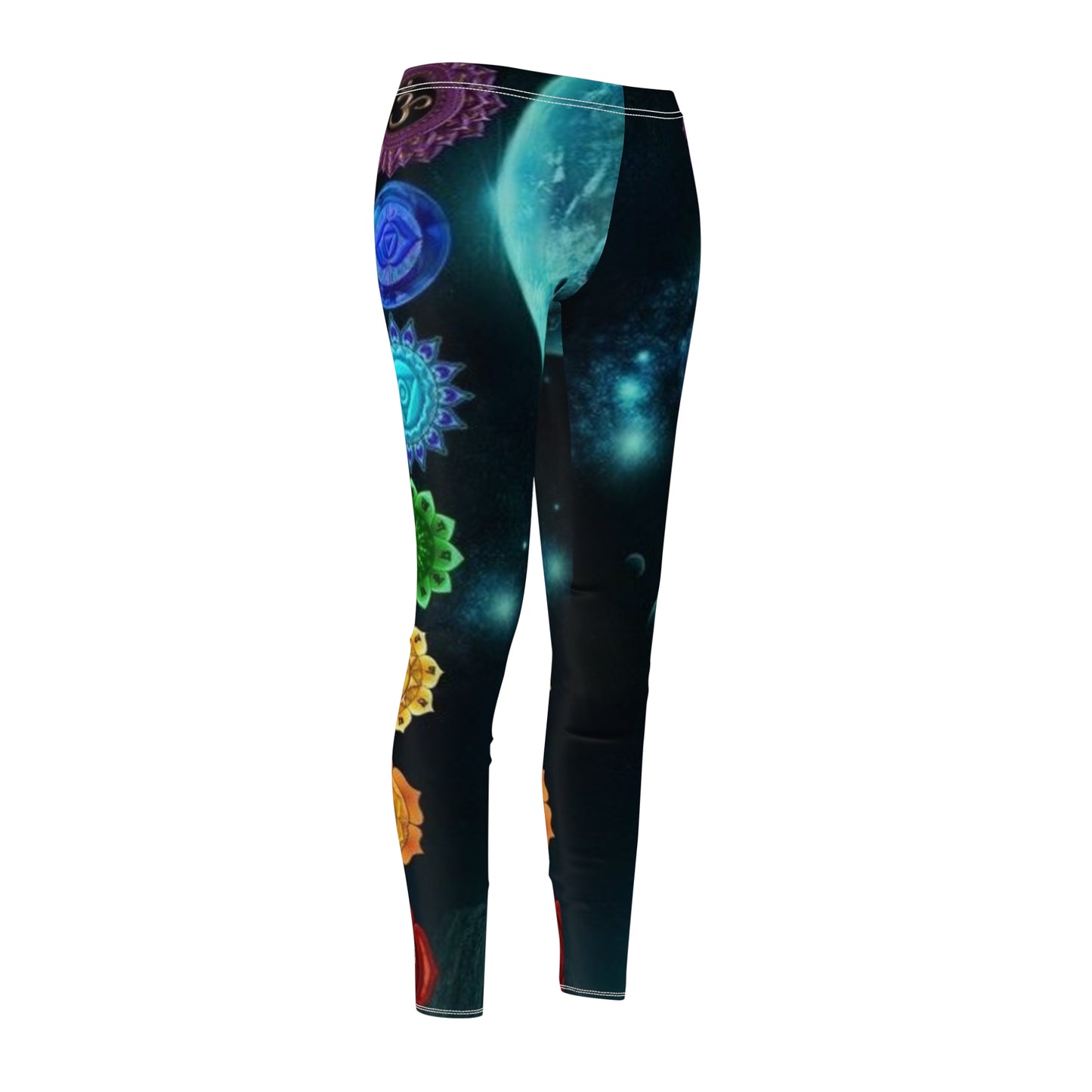 Galactic Mandala Women's Casual Leggings, Yoga Pants, Activewear, Festival Wear, Bohemian Style, Comfortable Leggings