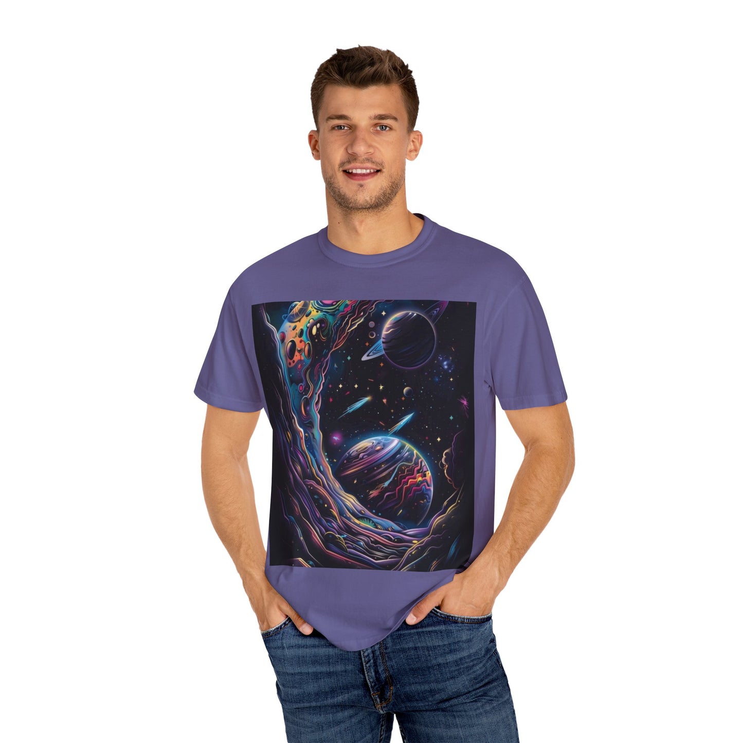 Alien Abduction Unisex T-Shirt, Funky Graphic Tee, Space Theme Shirt, Unique Gift for Sci-Fi Lovers, Perfect for Parties, UFO Enthusiasts