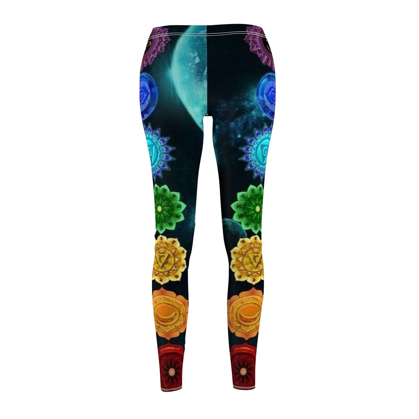 Galactic Mandala Women's Casual Leggings, Yoga Pants, Activewear, Festival Wear, Bohemian Style, Comfortable Leggings