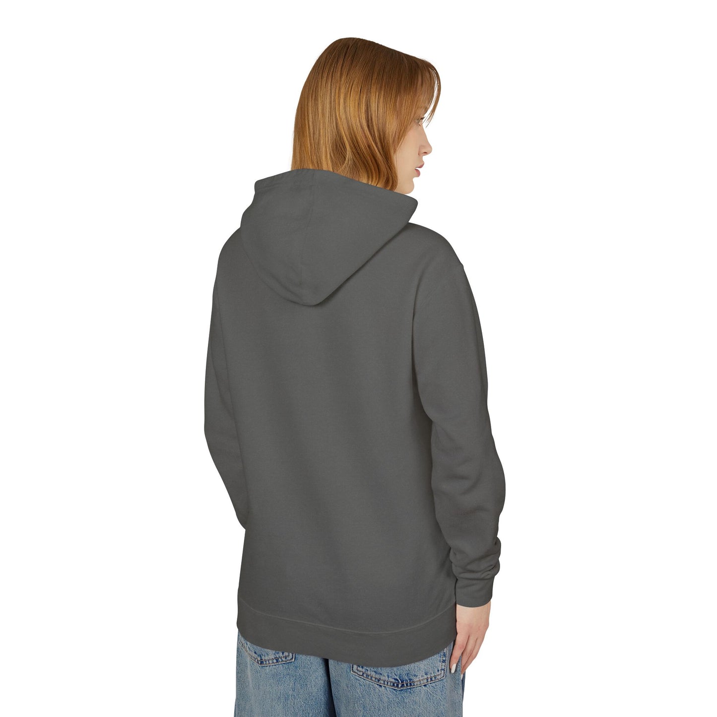 Mystical Vibes Unisex Lightweight Hooded Sweatshirt with Psychedelic Design