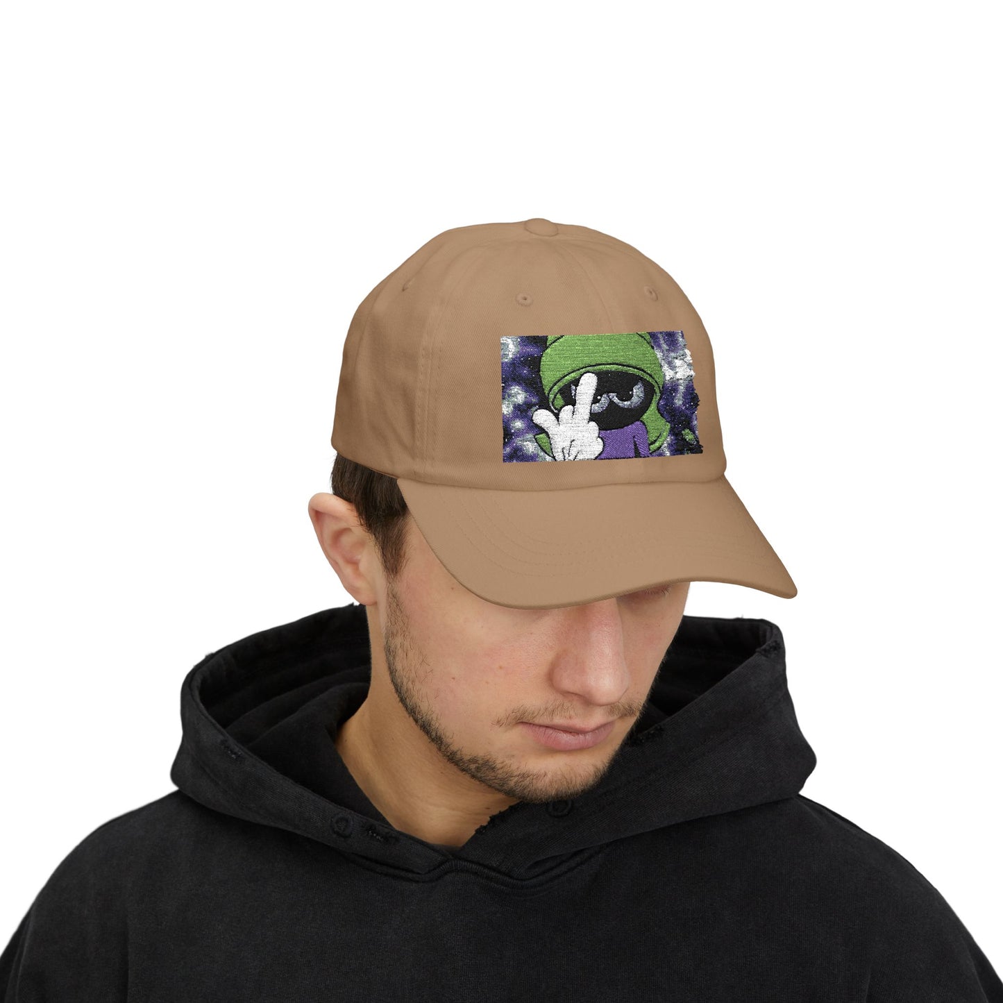 Galactic Vibe Classic Dad Cap with Marvin Design