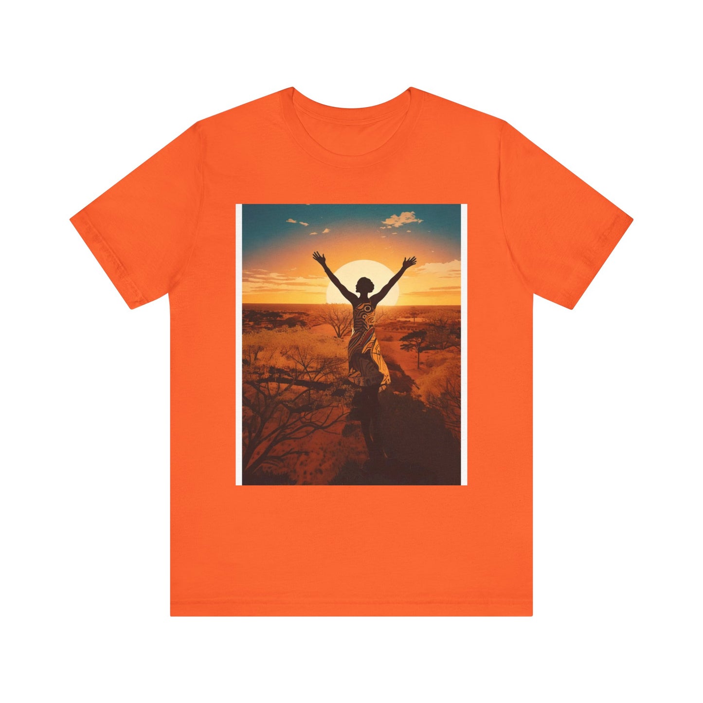 Sunset Freedom Unisex Tee - Inspirational Tee, Gift for Nature Lovers, Relaxed Fit T-Shirt, Motivational Apparel, Travel Inspired