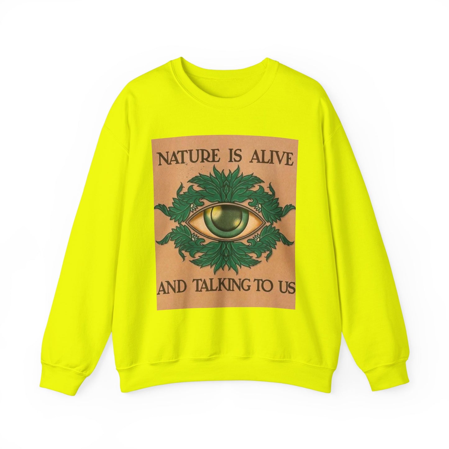 Nature Talk Crewneck Sweatshirt - Outdoor Lover, Earth Day Gift, Wilderness Apparel, Hiking Top, Eco-Friendly Jumper