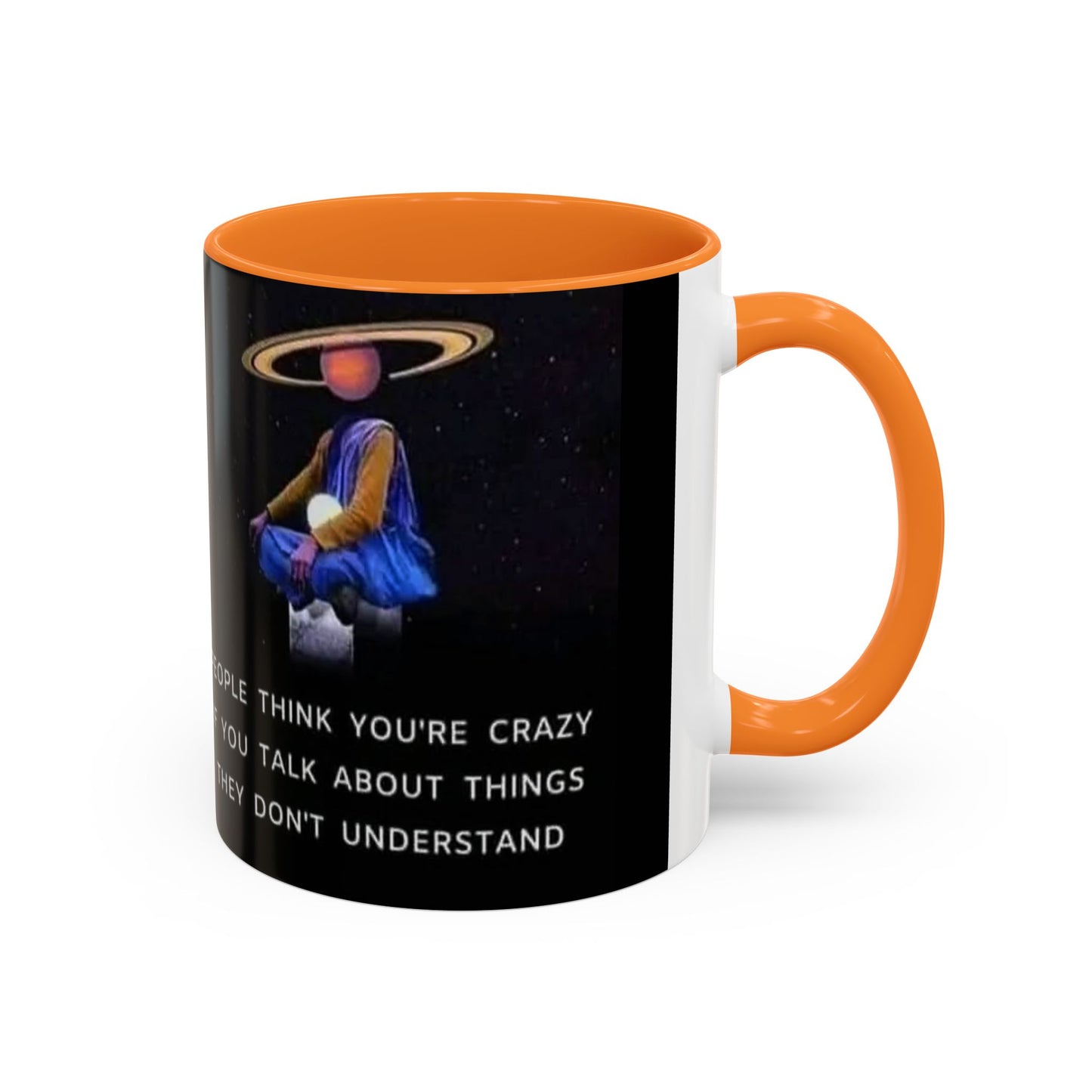 Cosmic Quote Mug | Unique Inspirational Coffee Cup, Gift for Science Lovers, Office Humor, Fun Ceramic Drinkware, Geeky Present