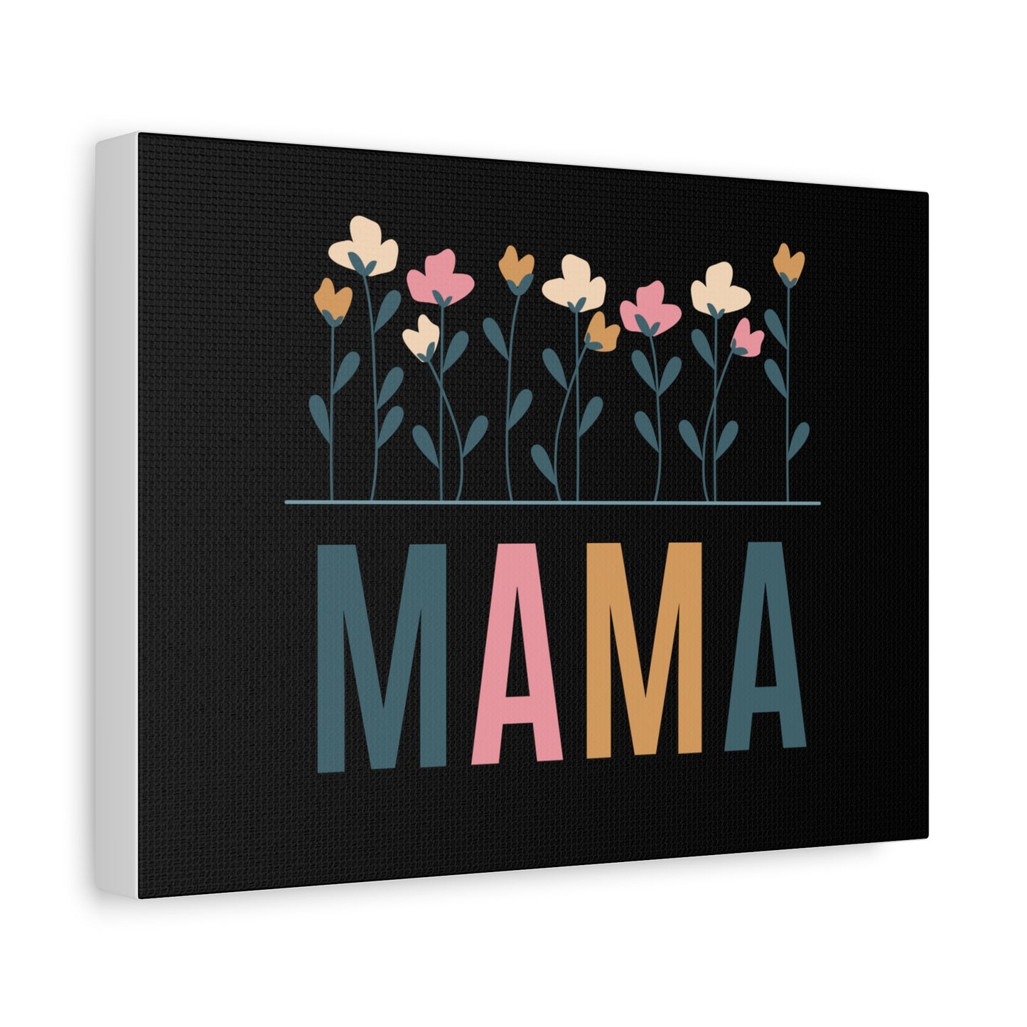 Floral Mama Wall Art, Mothers Day Gift, Home Decor, Canvas Print, Modern Artwork, Gift for Mom, Nursery Decor, Mother's Day