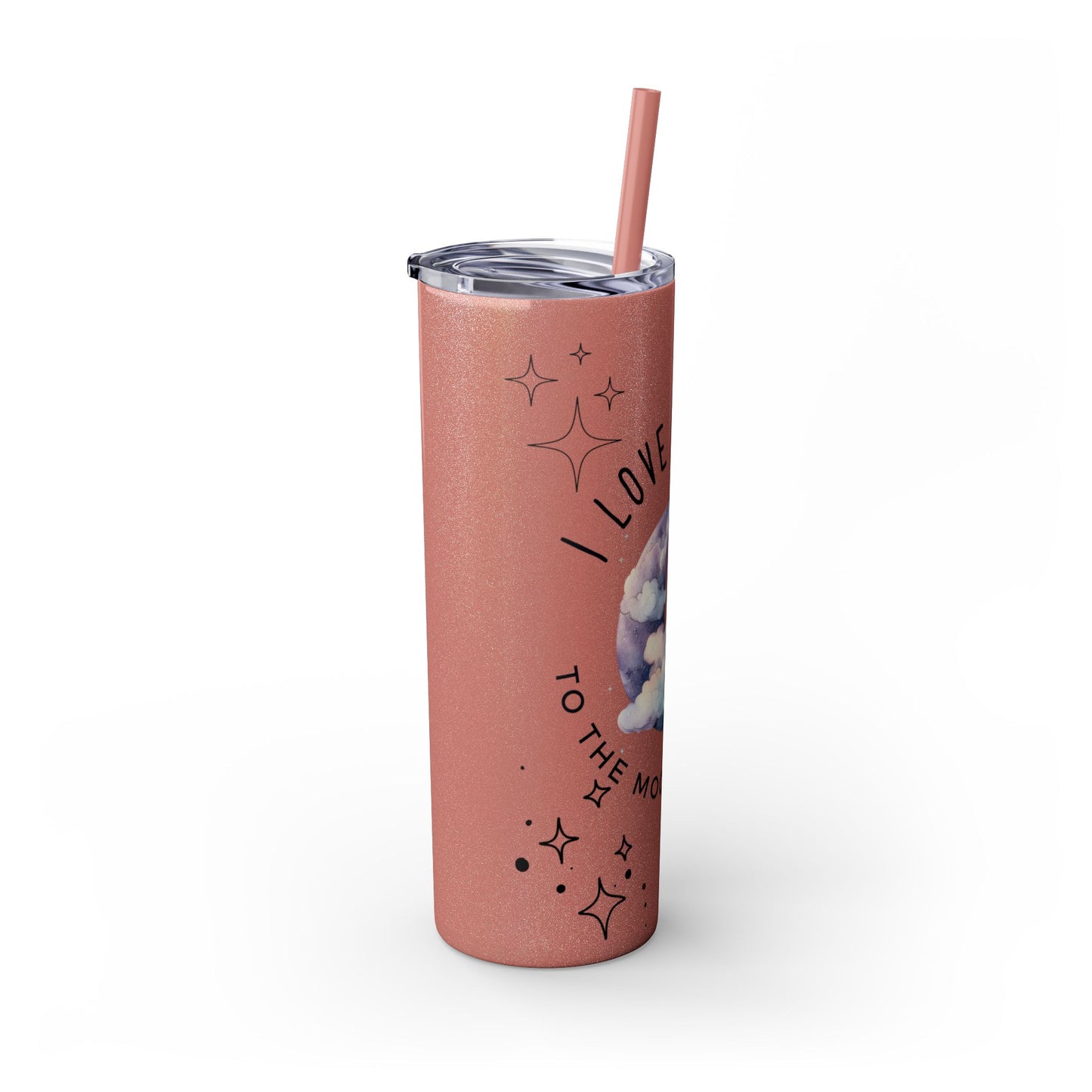 Skinny Tumbler with Straw, 20oz