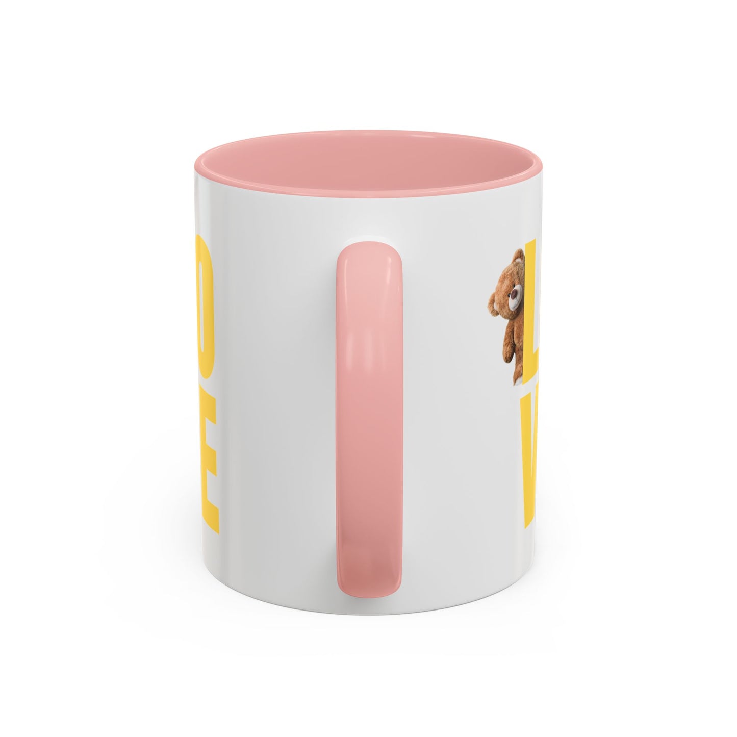 Love Bear Accent Coffee Mug - Perfect for Gifting on Holidays and Celebrations