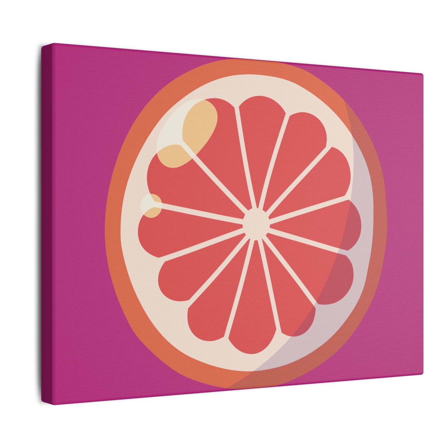 Citrus Slice Canvas Wall Art - Bright & Fresh Décor