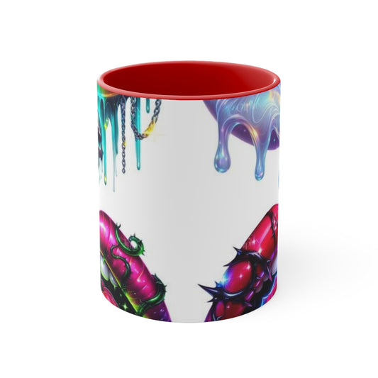 Colorful Accent Mugs, 11oz