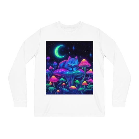 Cosmic Cat Long Sleeve Tee - Organic & Unique Design