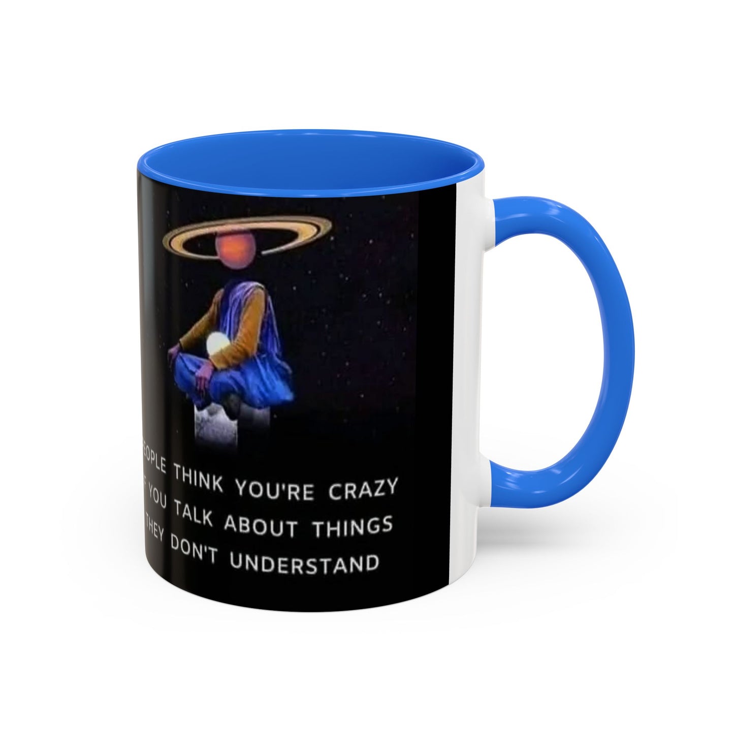 Cosmic Quote Mug | Unique Inspirational Coffee Cup, Gift for Science Lovers, Office Humor, Fun Ceramic Drinkware, Geeky Present