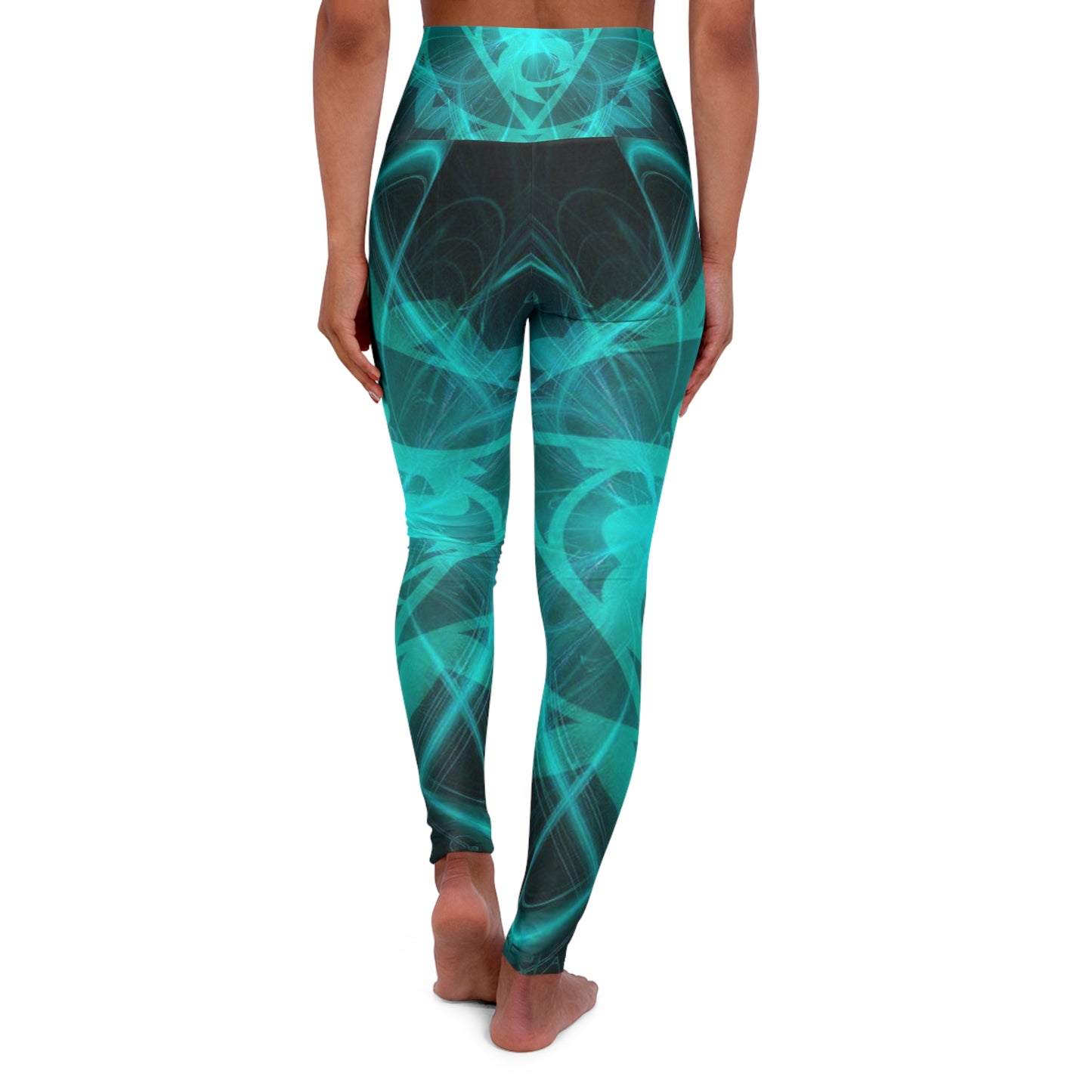 High Waisted Yoga Leggings (AOP)