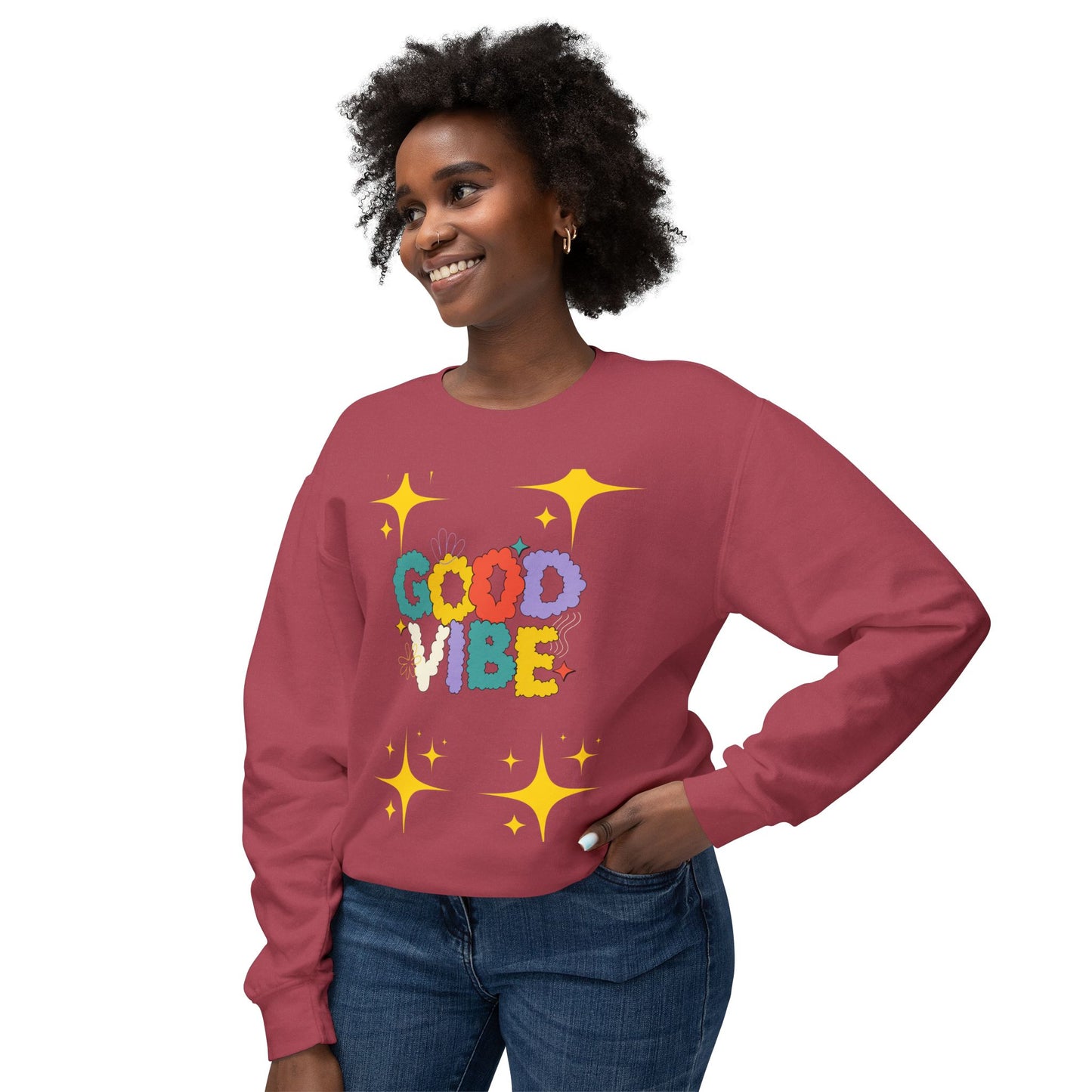 Unisex Lightweight Crewneck Sweatshirt