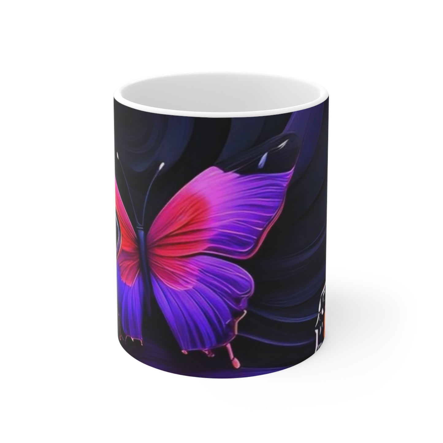 Colorful Butterfly Ceramic Mug - 11oz/15oz/20oz - Perfect for Nature Lovers