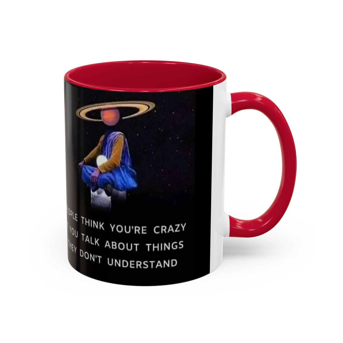 Cosmic Quote Mug | Unique Inspirational Coffee Cup, Gift for Science Lovers, Office Humor, Fun Ceramic Drinkware, Geeky Present