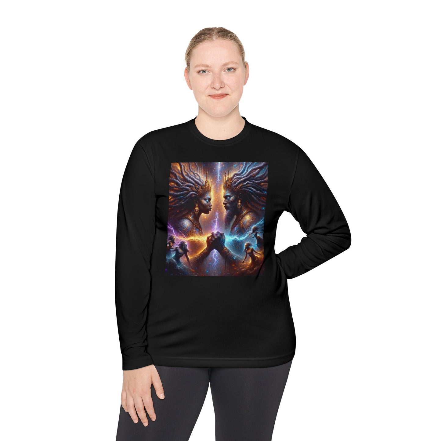 Story for the Universe Long Sleeve Tee, Cosmic Narratives Shirt, Space Lover Gift, Astronomy Graphic Top, Galaxy Inspirational Apparel