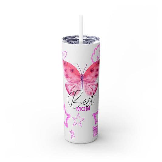 Skinny Tumbler with Straw, 20oz