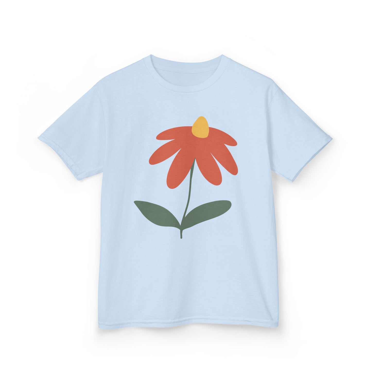 Kids Flower Power Tee - Playful Cotton T-Shirt for Summer Fun, Gift for Birthdays, Garden Parties, and Everyday Wear, Cute Kids Clothing