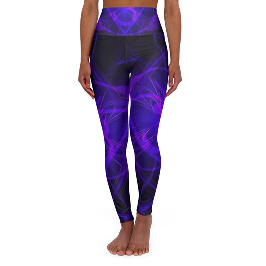 High Waisted Yoga Leggings (AOP)