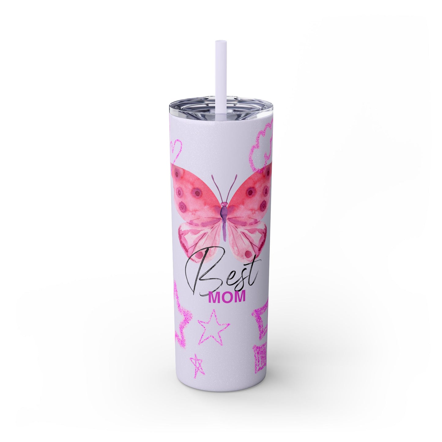 Skinny Tumbler with Straw, 20oz