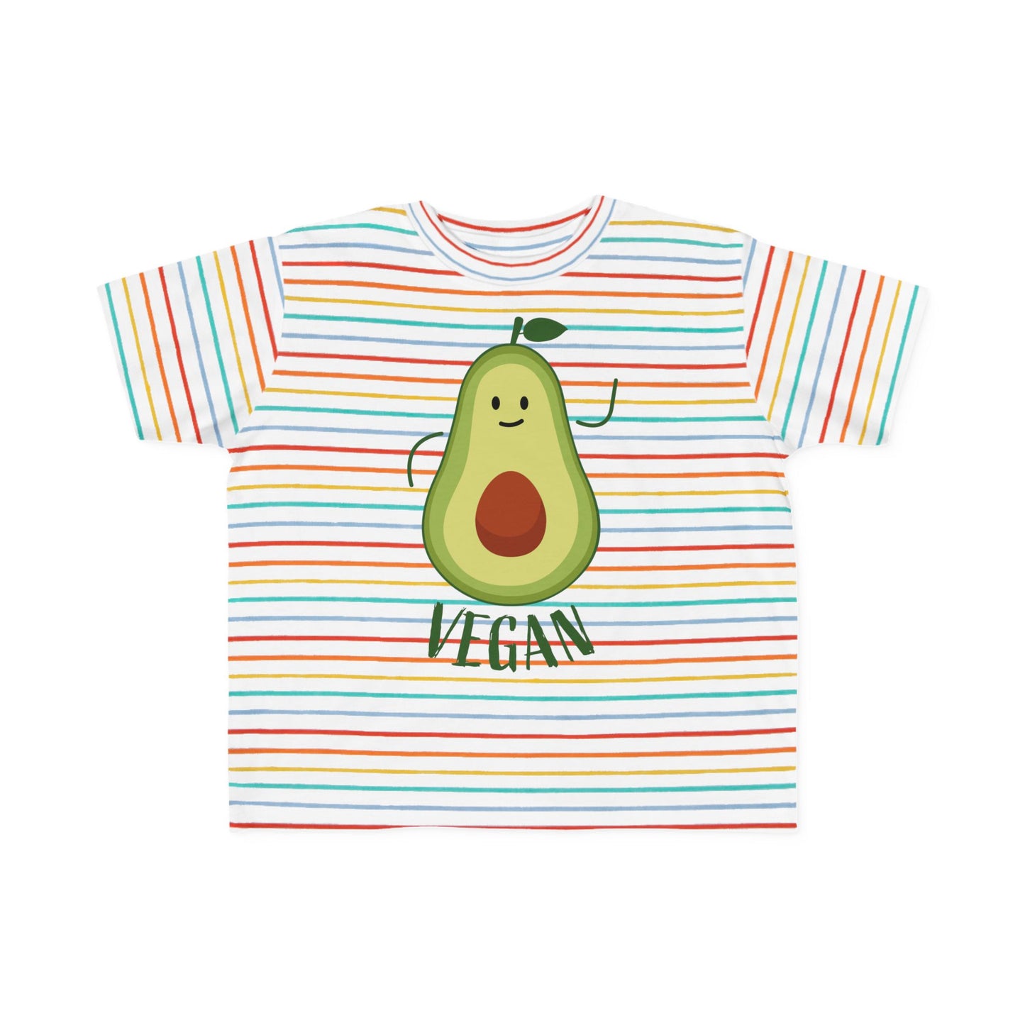 Cute Vegan Toddler Tee, Playful Avocado Shirt, Kid's Eco-Friendly T-Shirt, Gift for Vegan Families, Fun Everyday Wear