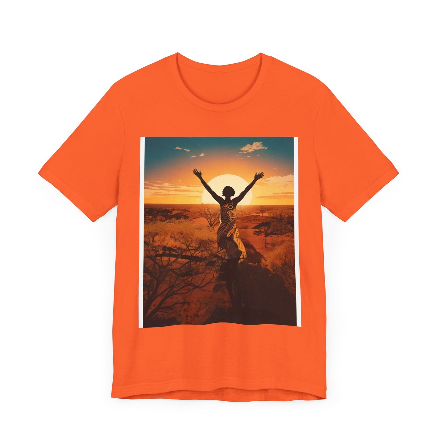 Sunset Freedom Unisex Tee - Inspirational Tee, Gift for Nature Lovers, Relaxed Fit T-Shirt, Motivational Apparel, Travel Inspired