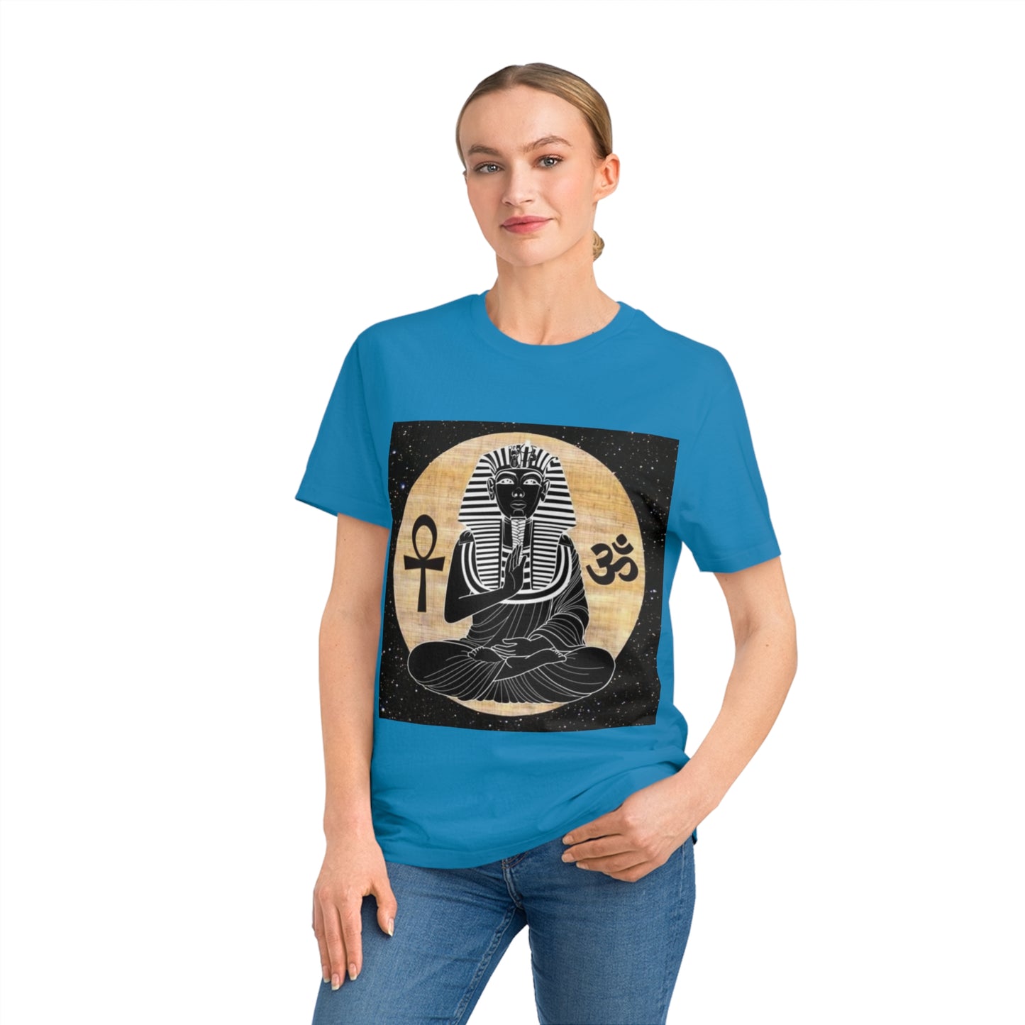 Vintage Spiritual Rocker T-Shirt, Unisex Graphic Tee, Boho Chic, Yoga Gift, Meditation Shirt, Music Lovers Apparel