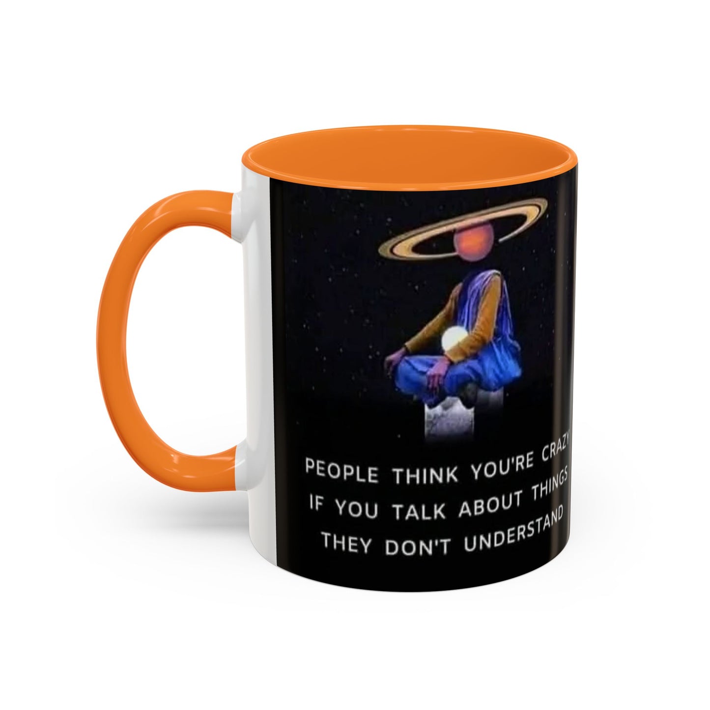 Cosmic Quote Mug | Unique Inspirational Coffee Cup, Gift for Science Lovers, Office Humor, Fun Ceramic Drinkware, Geeky Present